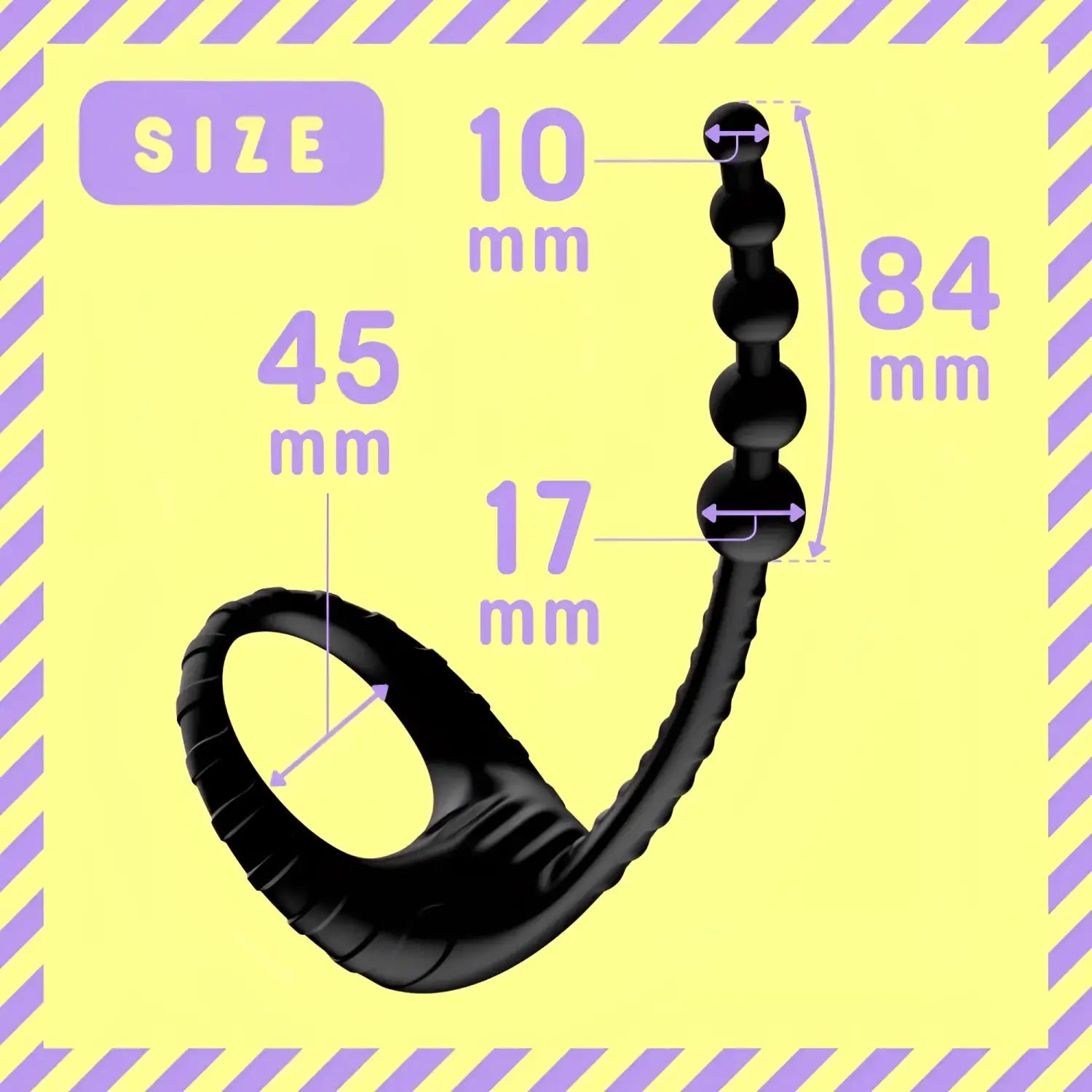 🔖Hatopla Mesuochi Back Vibe Remote Slim Beginner Anal Bead Vibrator - Image 5