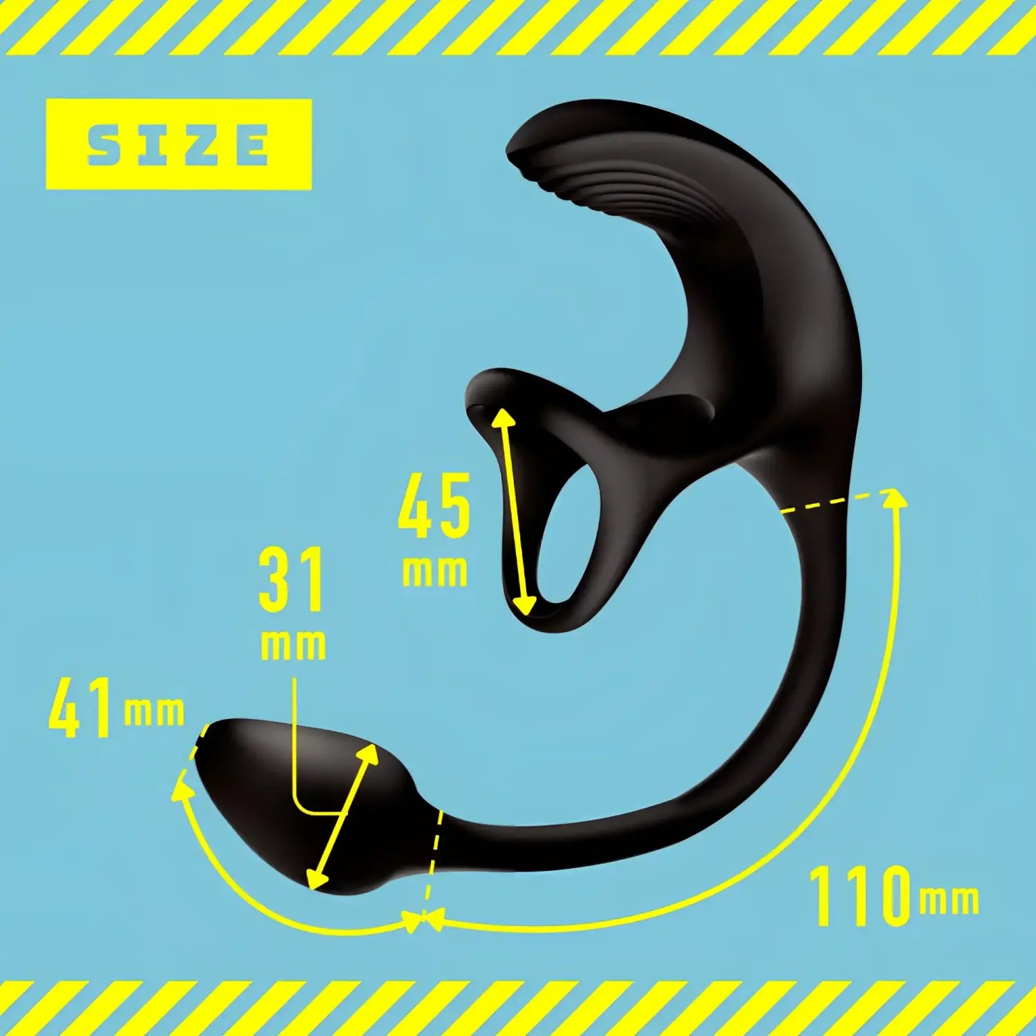 🔖Hatopla Mesuochi Back Vibe Slim Remote Dual-Zone Beginner Anal Vibrator - Image 4