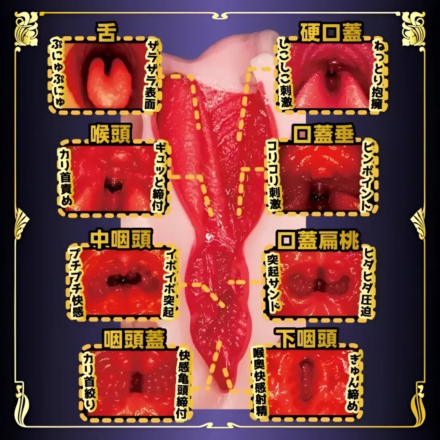 ❌🔖NPG Japan Slutty Maid Ultra-Pleasure Hyper-Realistic Oral Structure Deep Throat Onahole - Image 3