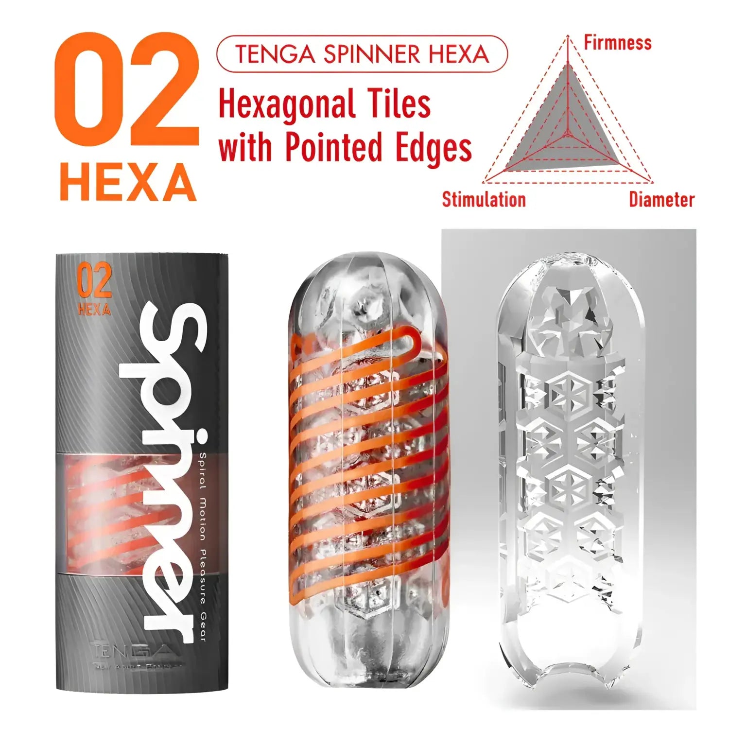 đź”–TENGA SPINNER 02 HEXA - Image 2