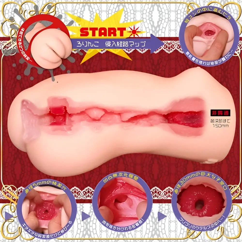 MAGIC EYES Virgin Palace Premium Extra Triple-Layer First-Time Tightness Suction Core Onahole - Image 4