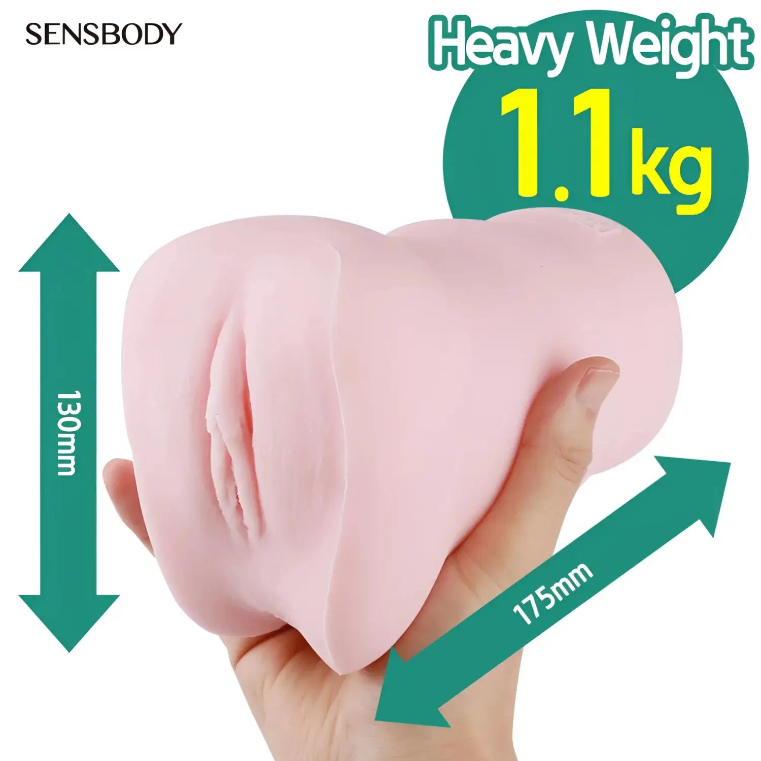 Sensbody Goddess Asia 02.H Mao Hamasaki Realistic Youthful Wrinkle Folded Soft Skin Onahole - Image 5