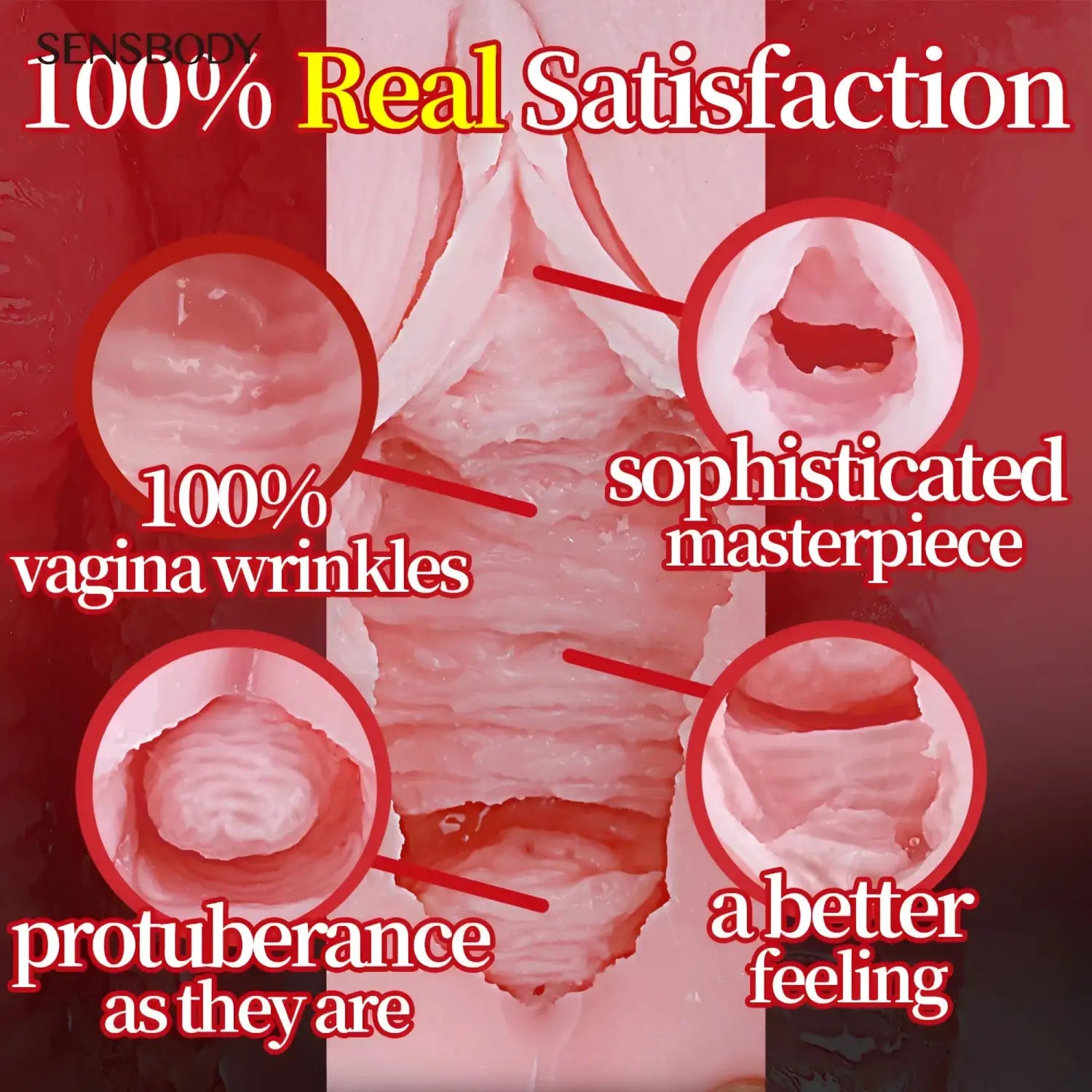 Sensbody Goddess Asia 02.H Mao Hamasaki Realistic Youthful Wrinkle Folded Soft Skin Onahole - Image 7