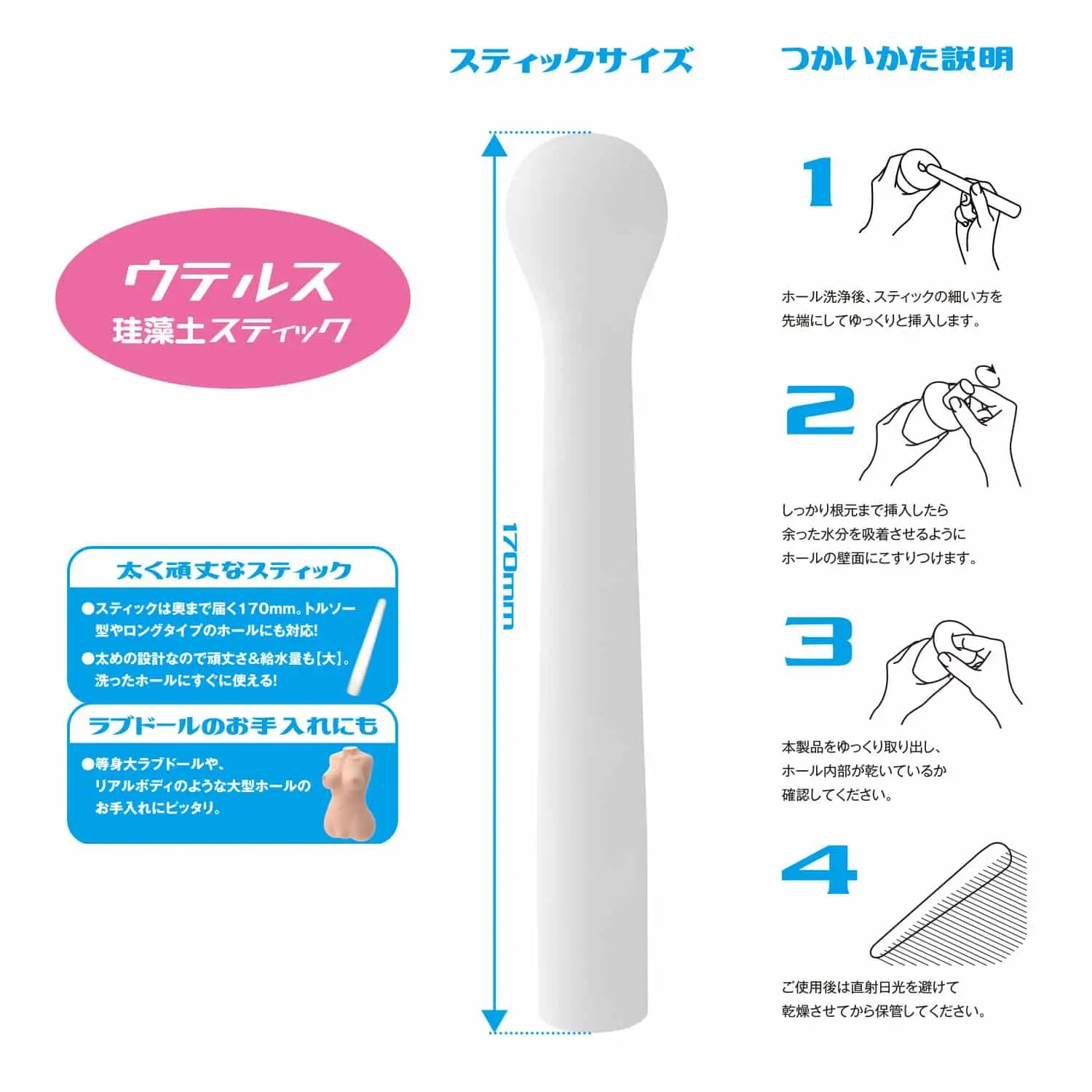 SSI Japan Onahole Dry Stick Uterus - Image 4