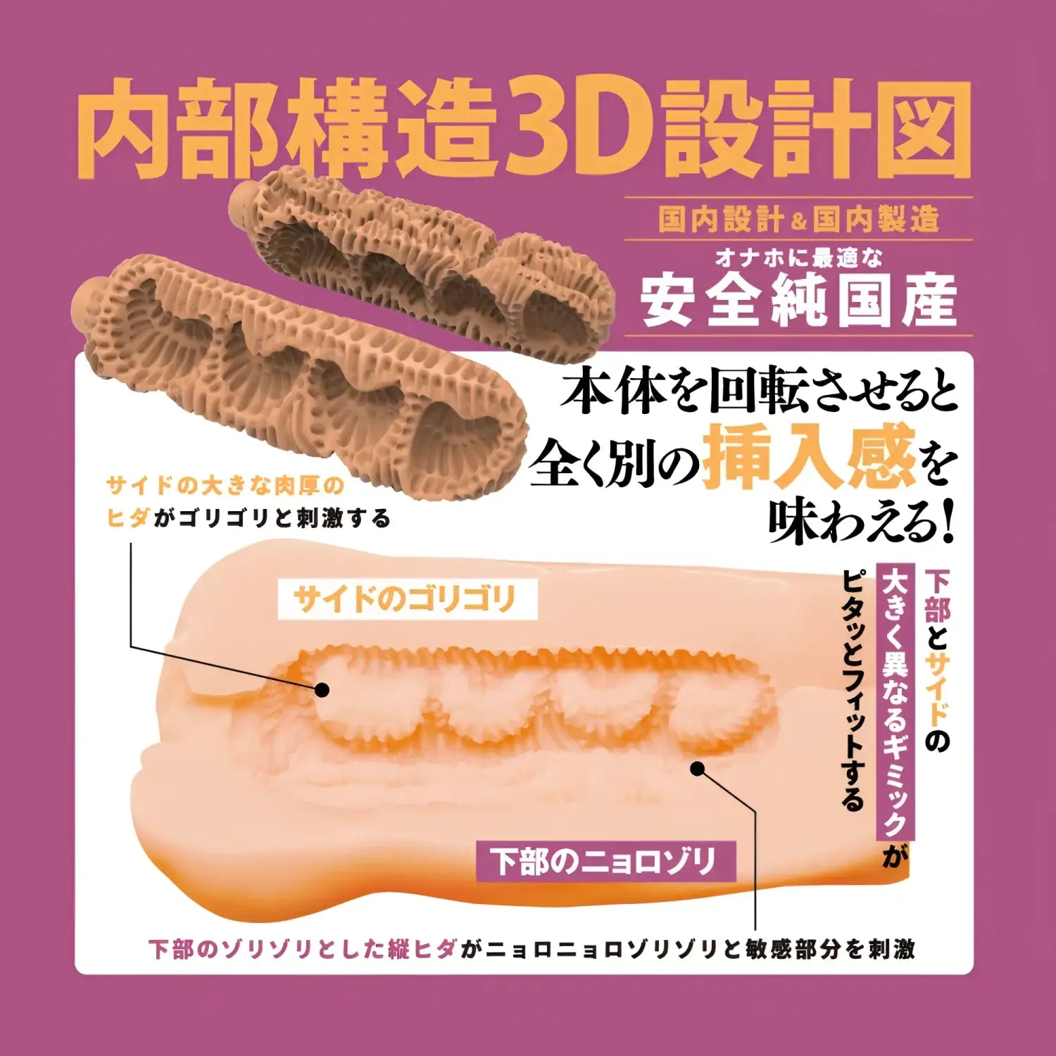 🔖MT Wakarase Onsen Swimsuit Girl Dual-Fold Rotating Stimulation Anime Onahole - Image 2