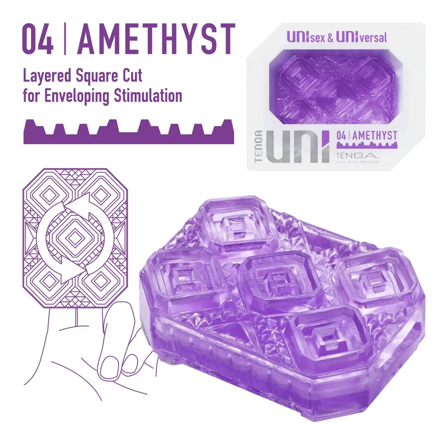 🔖TENGA UNI AMETHYST - Image 3