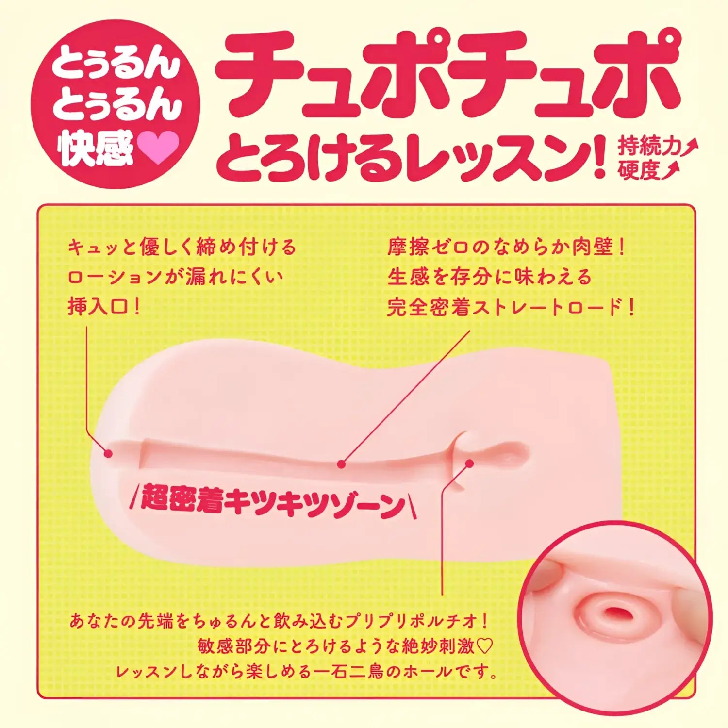 🔖MOTLAB Puni Virgin ZERO Level 3 Soft Uterus Cervix Training Masturbator with Silicone Ring - Image 3