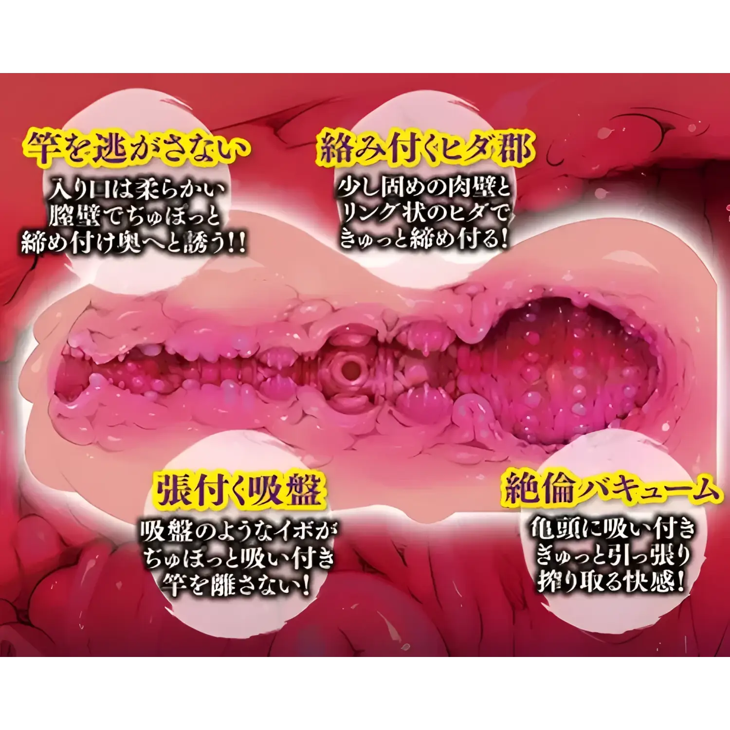 🔖A-ONE Supreme Hentai Manga Octopus Jar Suction Onahole - Image 5