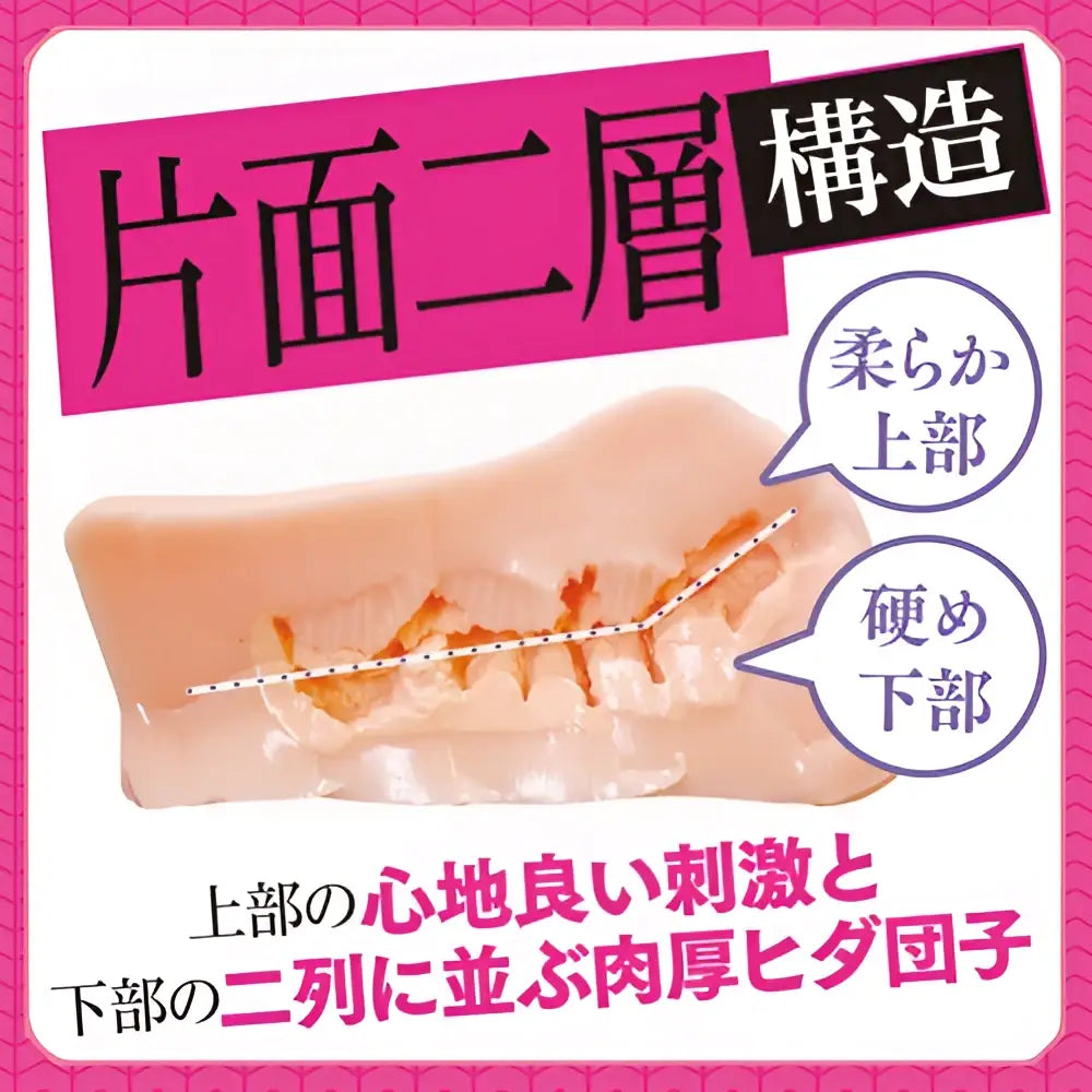 TAMATOYS Classmate Rollercoaster Love Mode Dual-Layer Ribbed Impact Onahole - Image 3