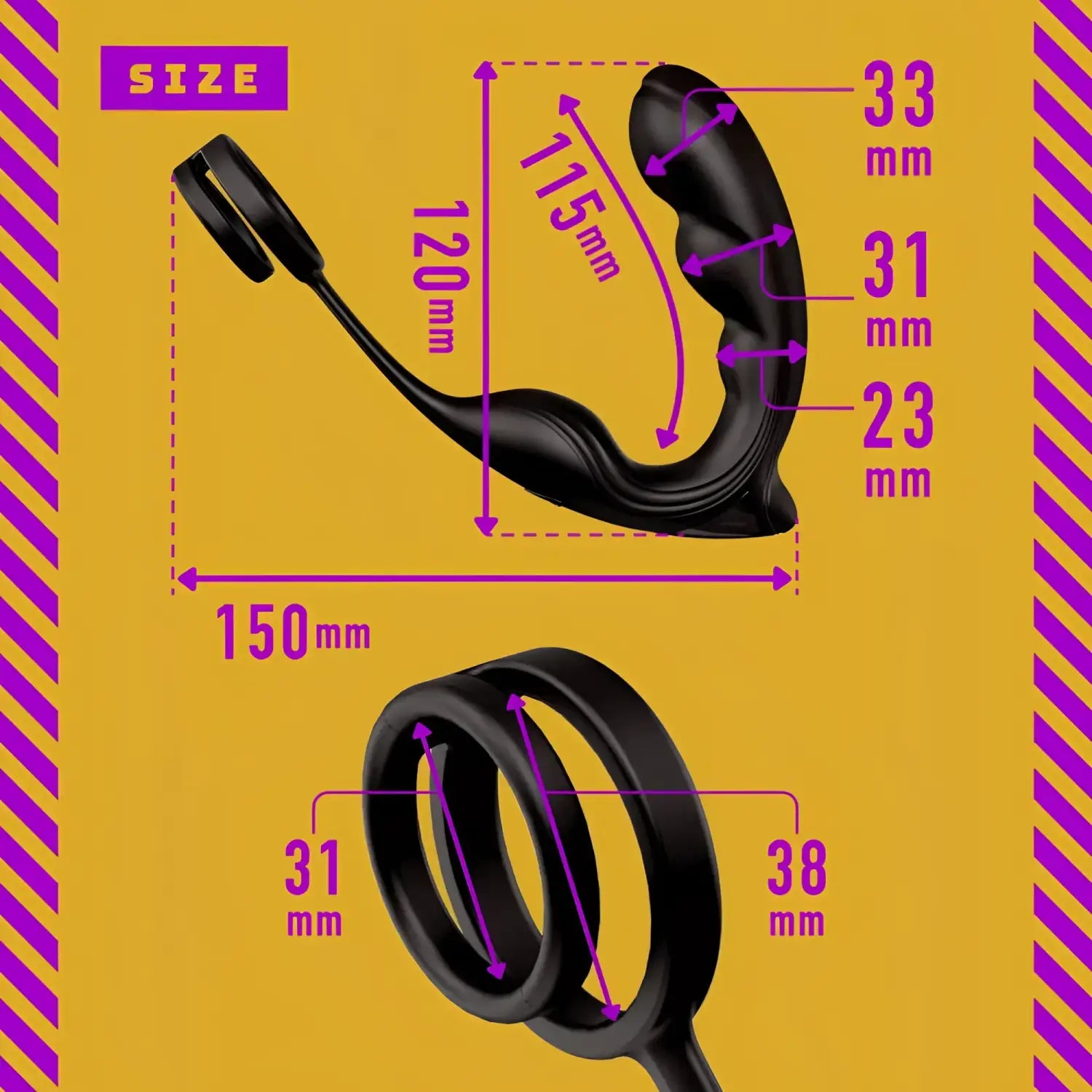 đź”–Hatopla Mesuochi Back Vibe Remote Dual-Roller Clamp Anal Vibrator - Image 7