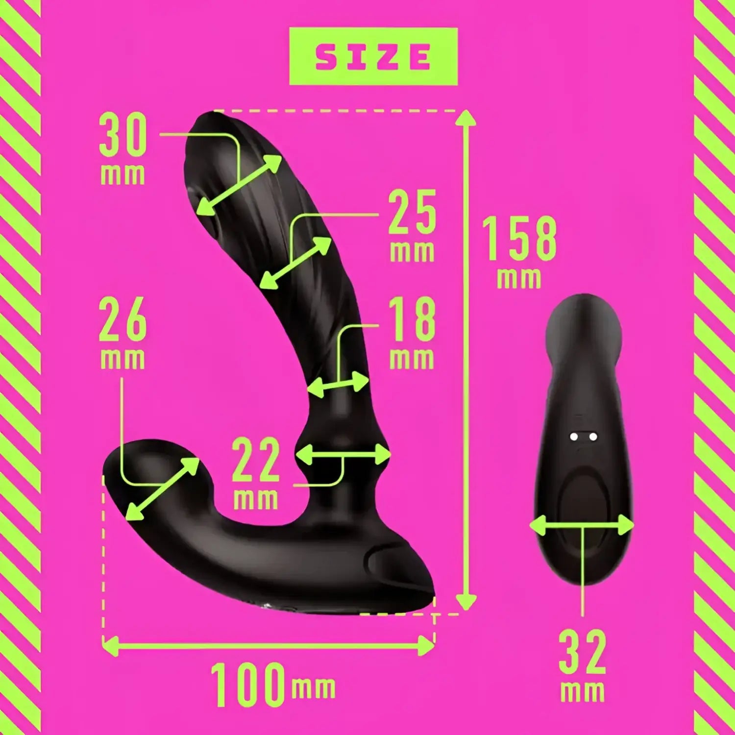 ❌🔖Hatopla Mesuochi Back Vibe 9 Zenritsu Knock Prostate Massager - Image 6